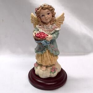 Winged Girl Angel Figurine - Autumn Harvest